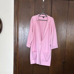 Talbots Pink Blazer Coat